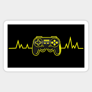 Gaming Heartbeat Gamepad Pulse Gamer Magnet